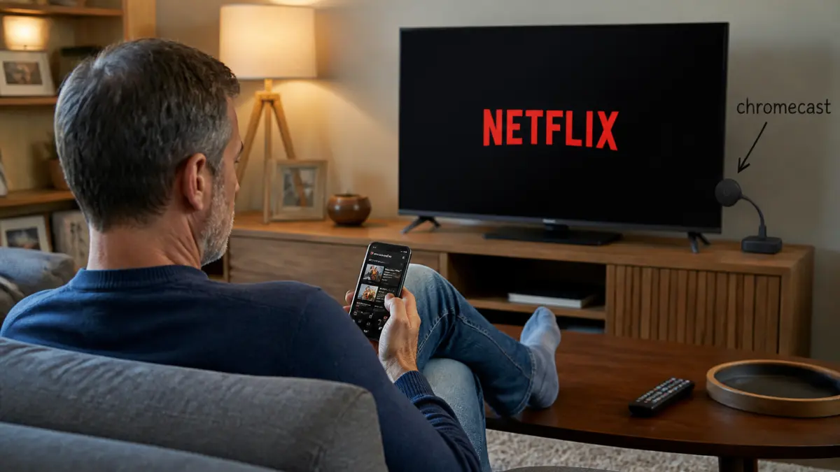 Regarder Netflix sur sa télévision avec Chromecast : guide pas à pas