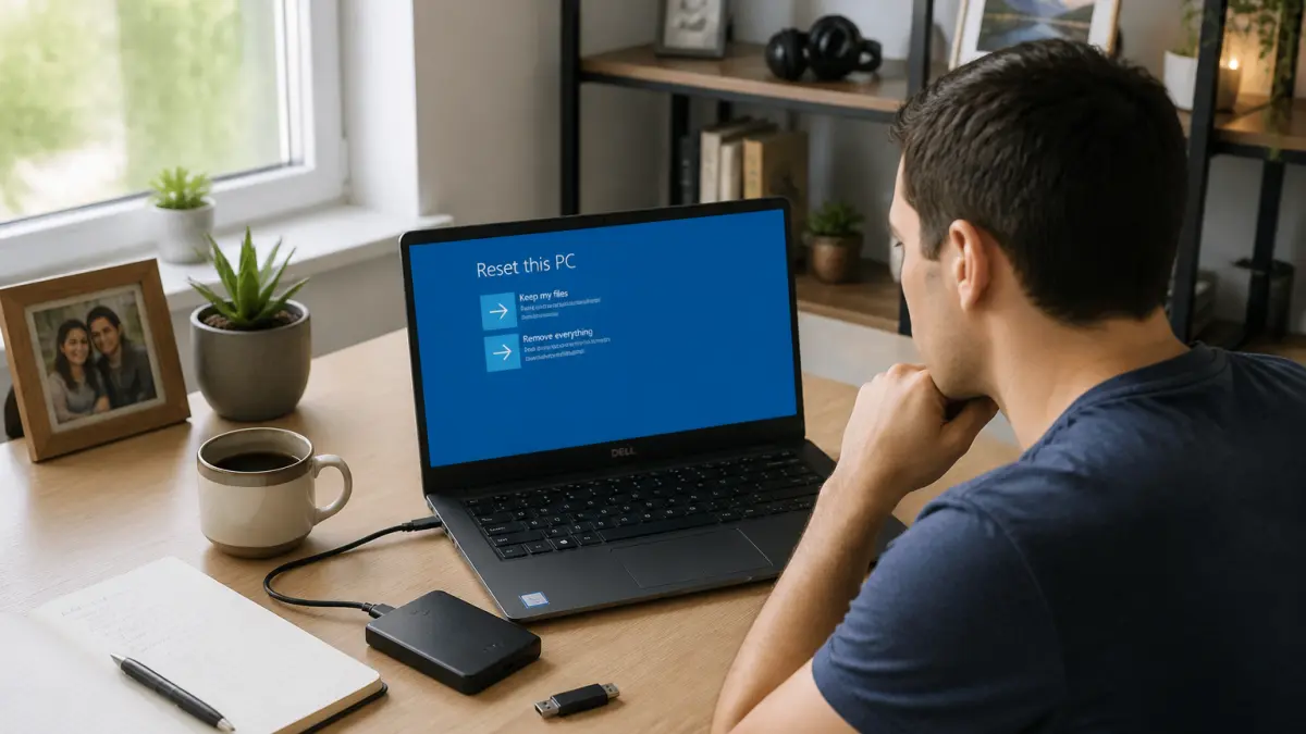 Comment réinitialiser Windows 10 tout en gardant ses fichiers