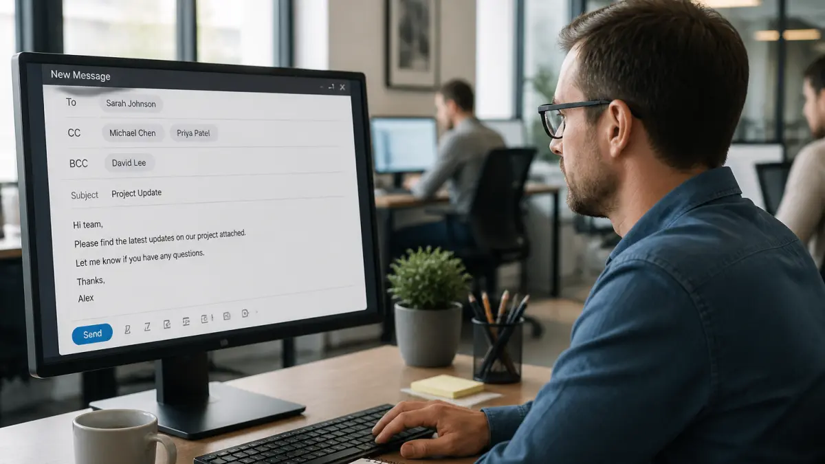Comment décider entre A, CC et CCI selon la situation de votre courriel ?