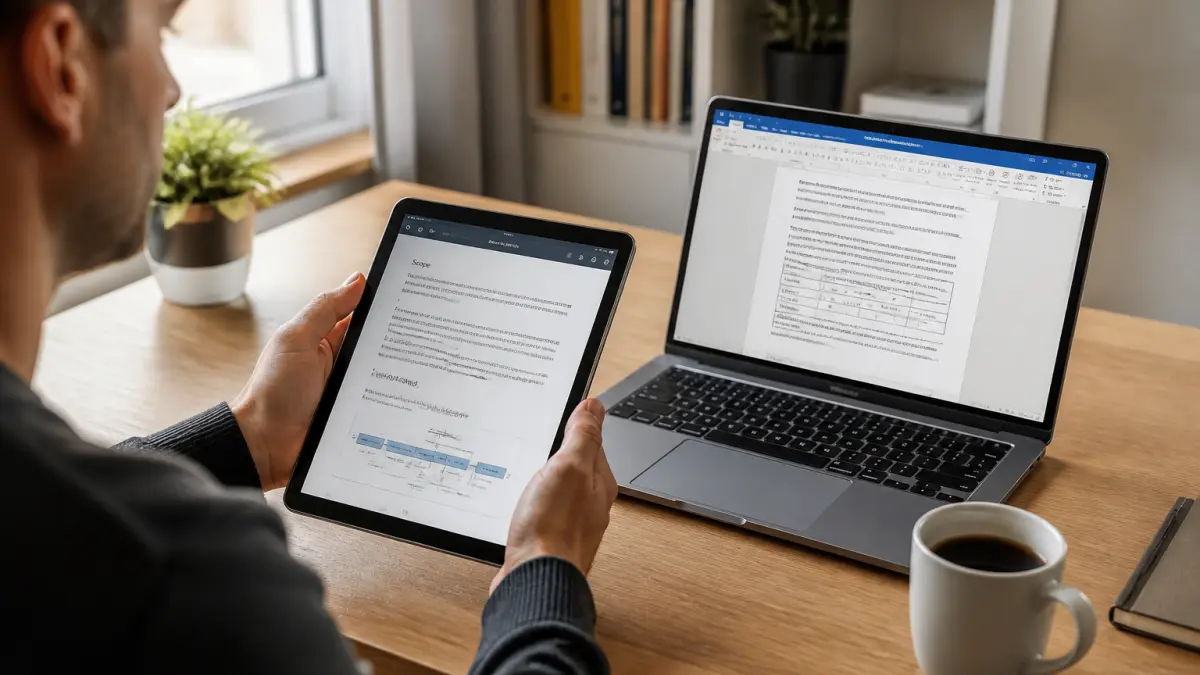 Convertir un PDF en Word sans déformer la mise en page : méthodes fiables