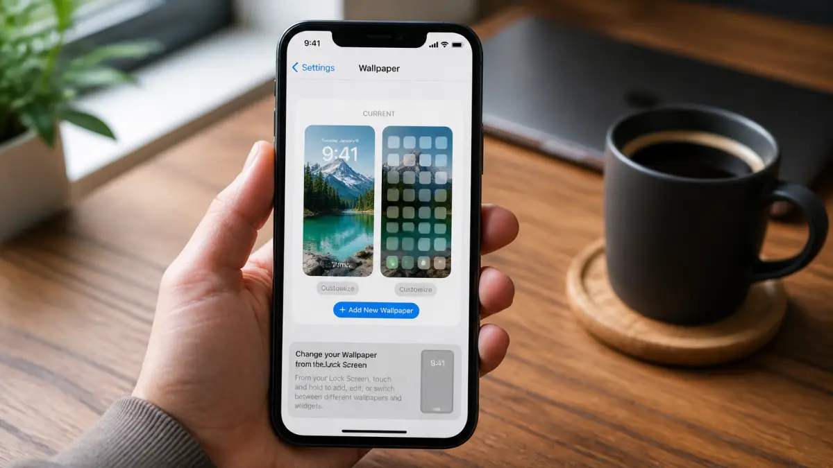 Fond d’écran iPhone : où trouver des images adaptées et comment les installer