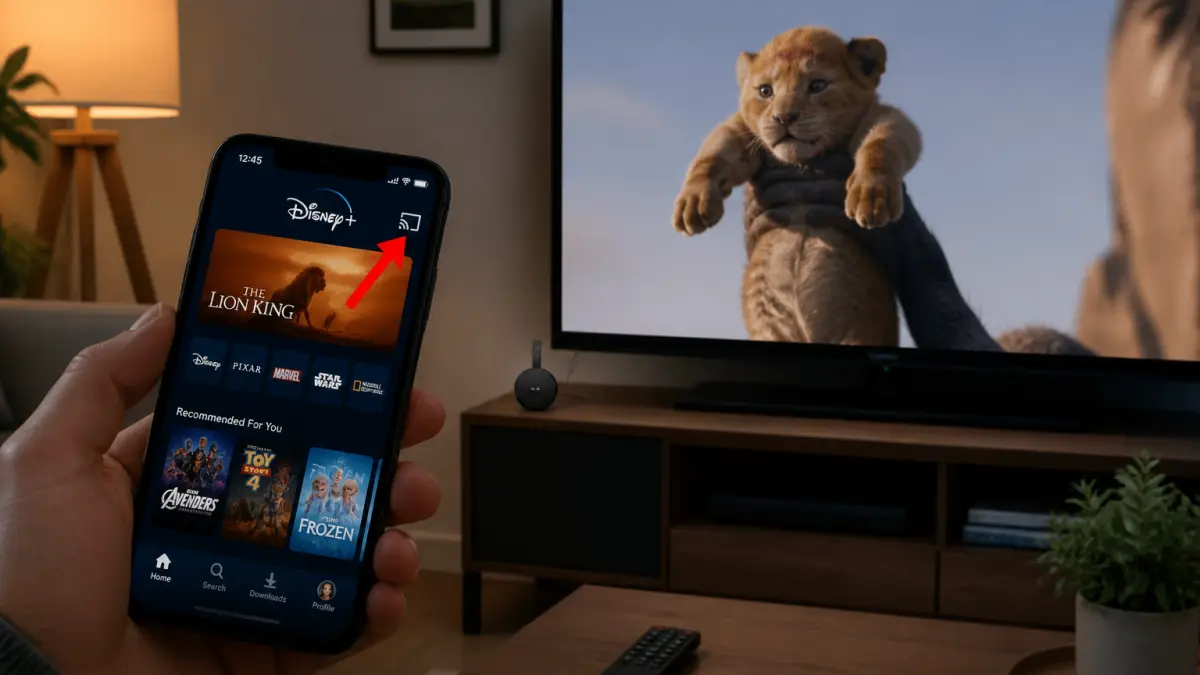 Disney Plus sur Chromecast : méthode complète pour lancer un film depuis mobile