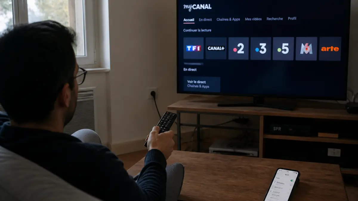 MyCanal sur TV connectée : installation, connexion et problèmes fréquents