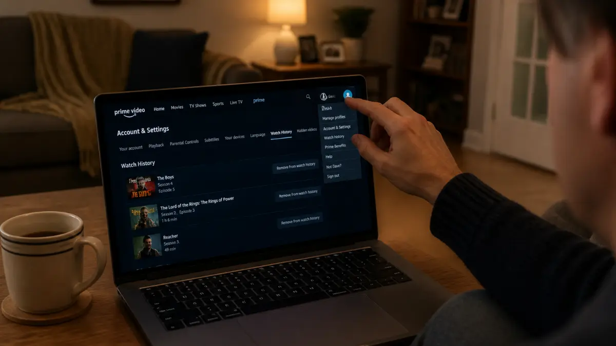 Effacer l’historique Prime Video : comment nettoyer ses recommandations