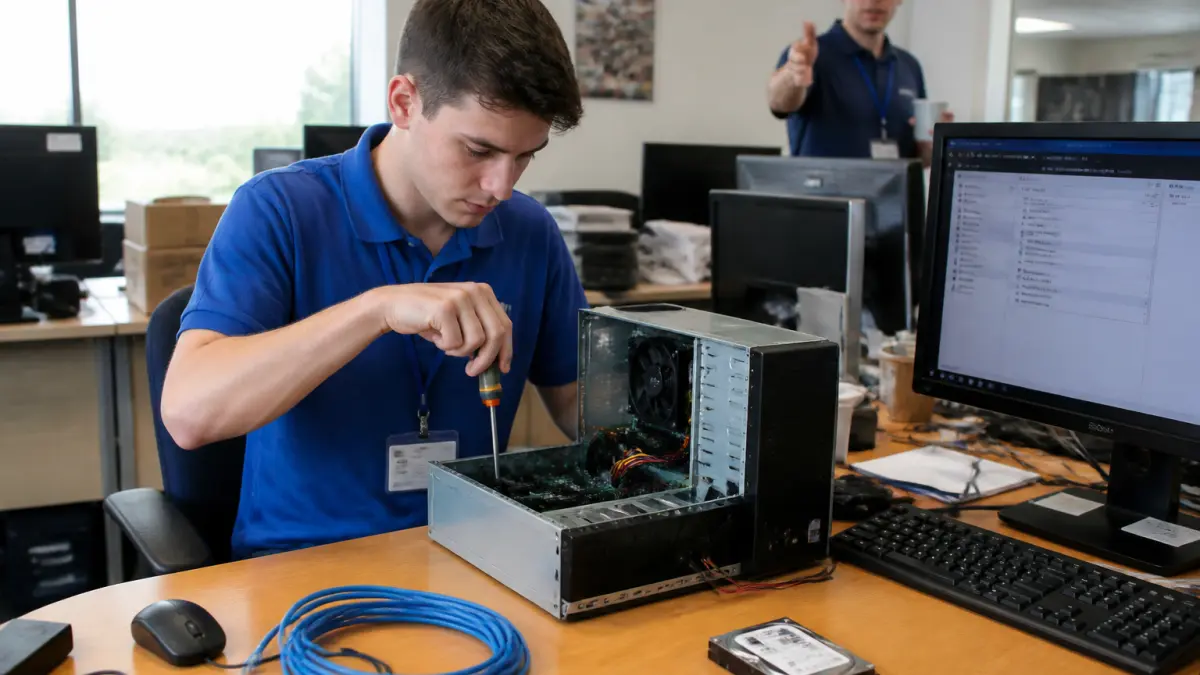 Technicien informatique formation : parcours possibles et compétences terrain
