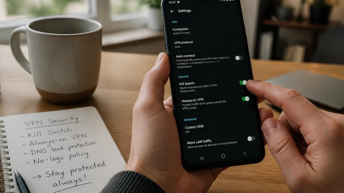VPN gratuit Android : réglages et précautions pour naviguer plus sereinement