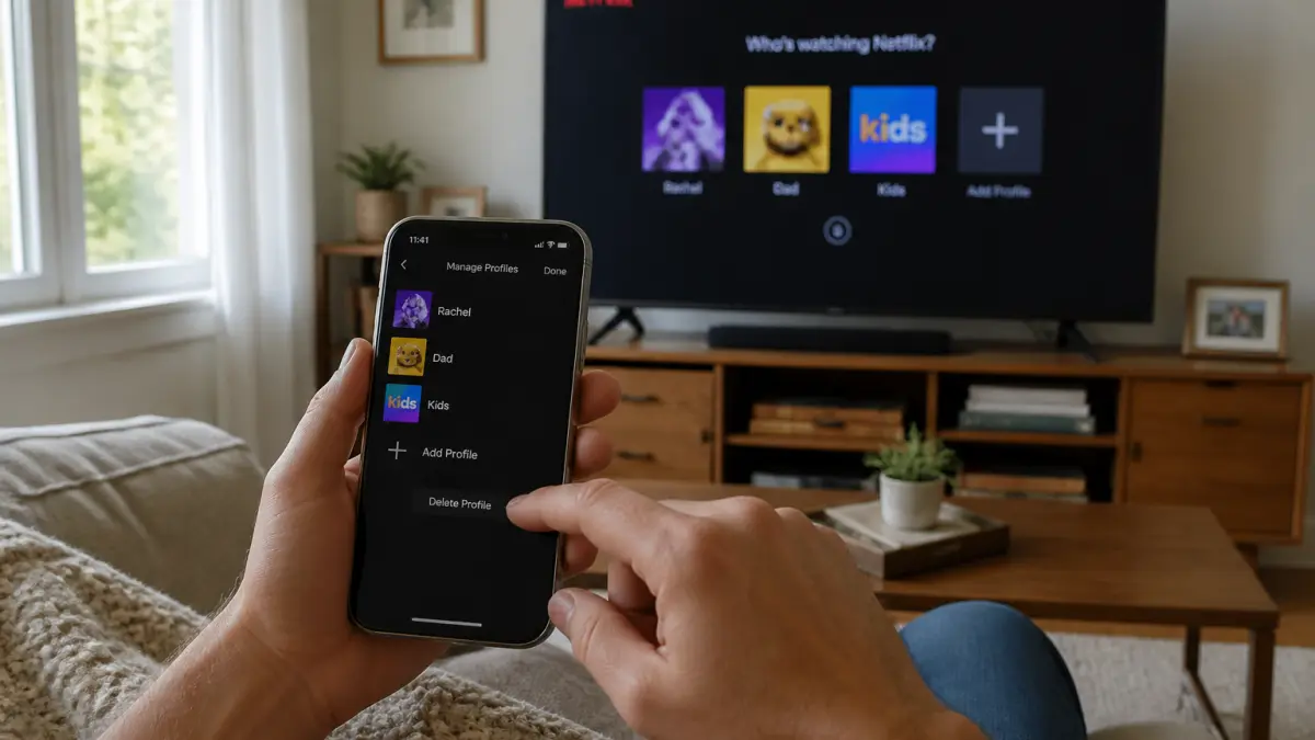 Comment effacer rapidement un profil sur Netflix