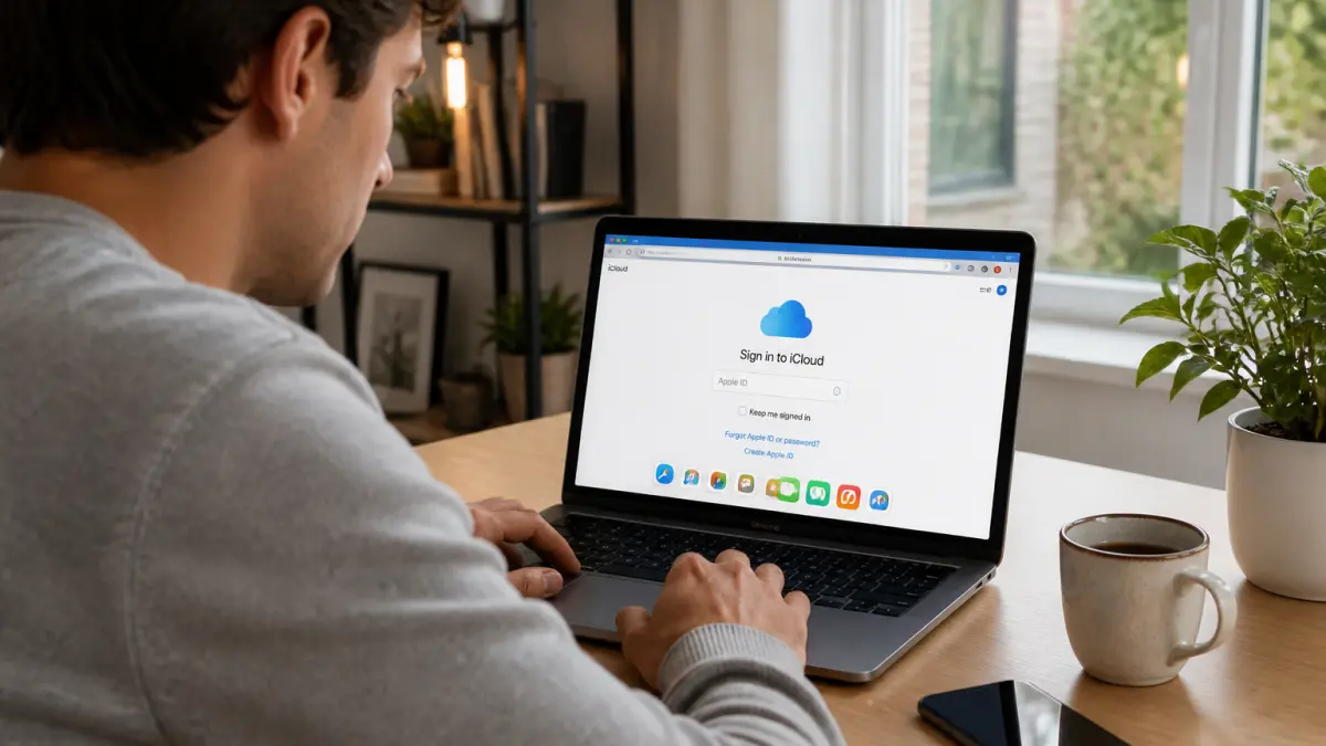 Se connecter à son compte iCloud depuis un navigateur Internet