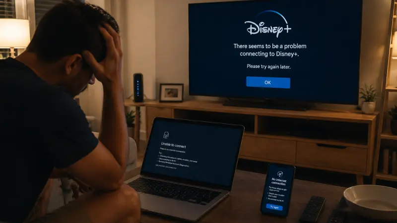 Disney Plus ne fonctionne plus : solutions pour restaurer l’accès au service de streaming et de VOD